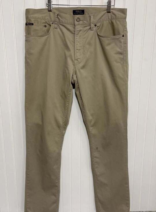 Polo Ralph Lauren Other - Polo Ralph Lauren Slim Straight Fit 5-Pocket Pants Khaki 34/32